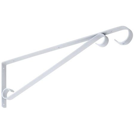 HOMEPAGE 15 in. Hanging Plant Brackets N274-639; White HO666984